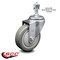 Service Caster 4'' Gray Polyurethane Creeper Swivel 1/2'' Threaded Stem Caster CREE-SCC-TS20S414-PPUB-121315 - alternate 4